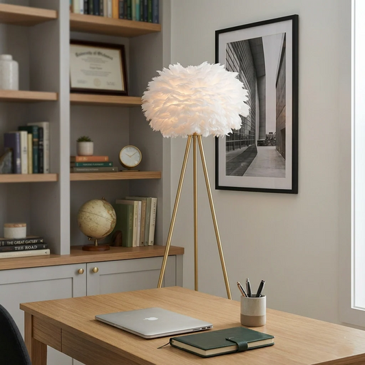 LAMPADAIRE MIZZORO EN PLUME