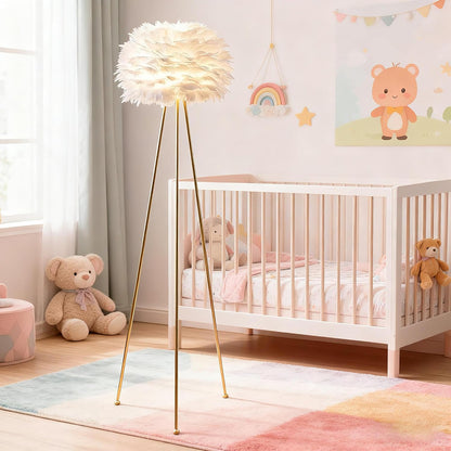 LAMPADAIRE MIZZORO EN PLUME