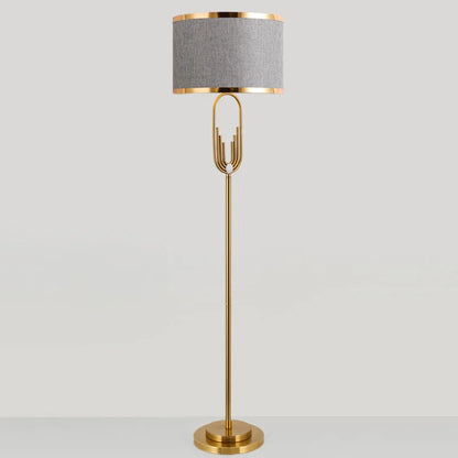 Nordic Metal Light Luxury Floor Lamp Post-Modern Creative Living Room Study Floor Lamp Bedside Lamp Model Room Decorative Lamp