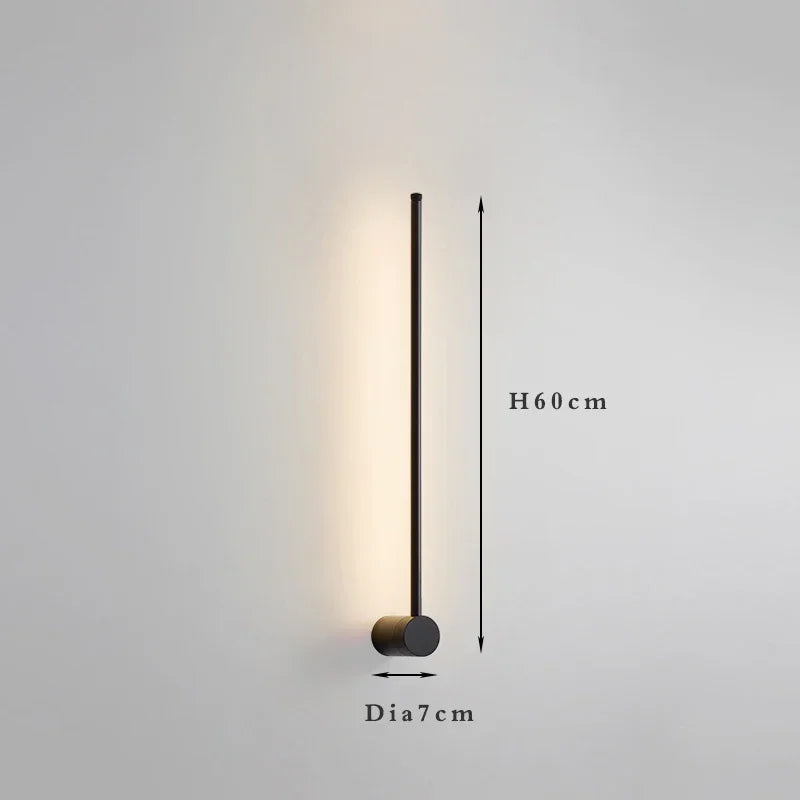 Nordic long wall lights Art Design Minimalist small wall lights Modern up and down lights Living Room Luxury art deco wall light
