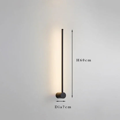 Nordic long wall lights Art Design Minimalist small wall lights Modern up and down lights Living Room Luxury art deco wall light