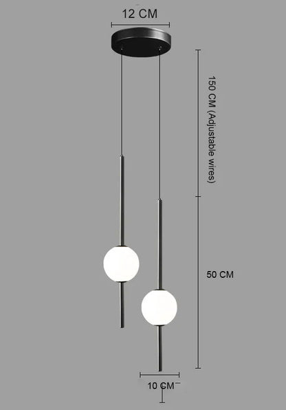 Nordic LED Pendant Lights Indoor Lighting Hanging Lamp for Home Bedside Living Room Decoration Dining Tables Aisle Modern Light