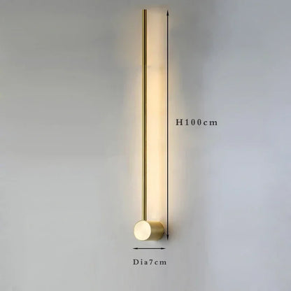 Nordic long wall lights Art Design Minimalist small wall lights Modern up and down lights Living Room Luxury art deco wall light