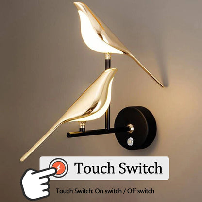 Nordic LED Wall Lamp Indoor Lighting For Home Living Room Bedside Touch Switch Single/Double Headed Wall Lights бра на стену ﻿