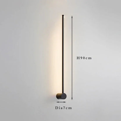 Nordic long wall lights Art Design Minimalist small wall lights Modern up and down lights Living Room Luxury art deco wall light