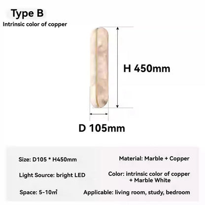 Italian alabaster wall light designer stylish wall lights for Bedroom bedside led reading light Hallway Decorative Lighting