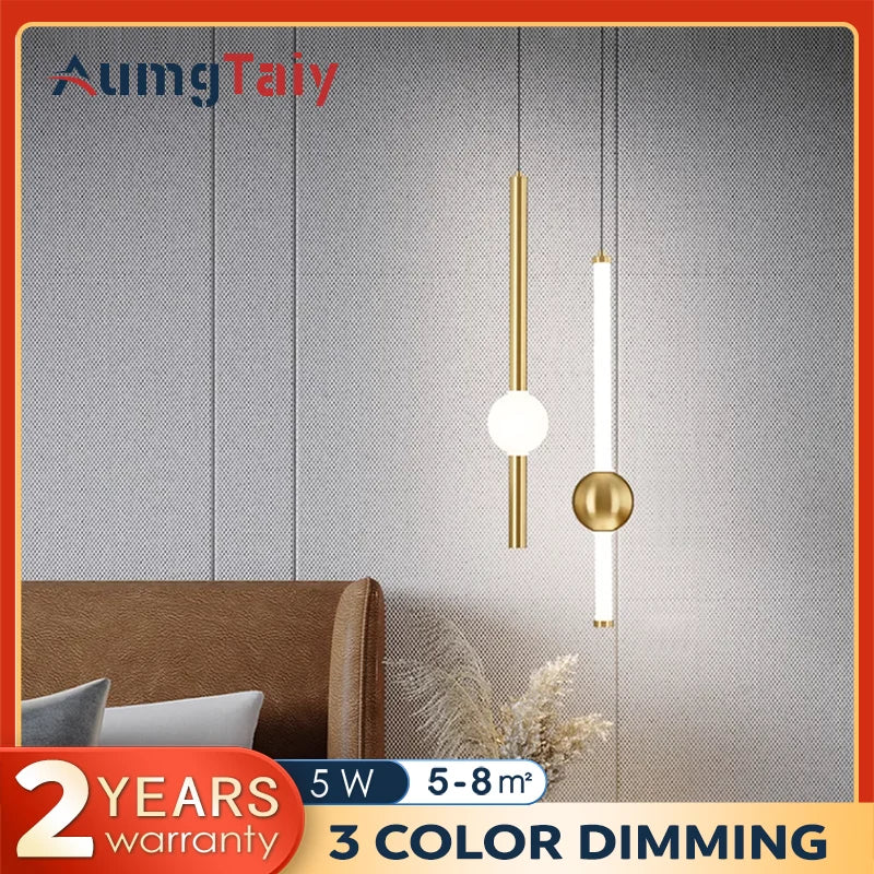 Nordic LED Pendant Lights Indoor Lighting Hanging Lamp for Home Bedside Living Room Decoration Dining Tables Aisle Modern Light