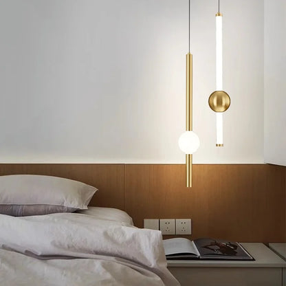 Nordic LED Pendant Lights Indoor Lighting Hanging Lamp for Home Bedside Living Room Decoration Dining Tables Aisle Modern Light