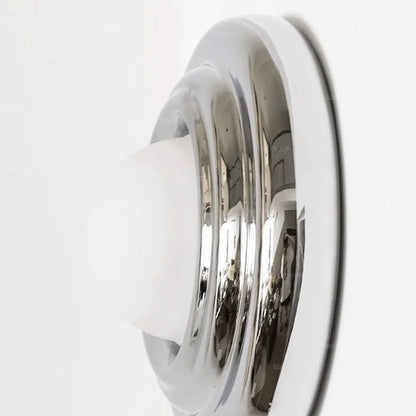 Modern Round wall light designer chrome lamp Minimalist Bedroom Sconce Balcony Hallway Living room Staircase Atmosphere Lights