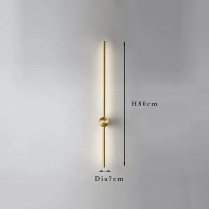 Nordic long wall lights Art Design Minimalist small wall lights Modern up and down lights Living Room Luxury art deco wall light