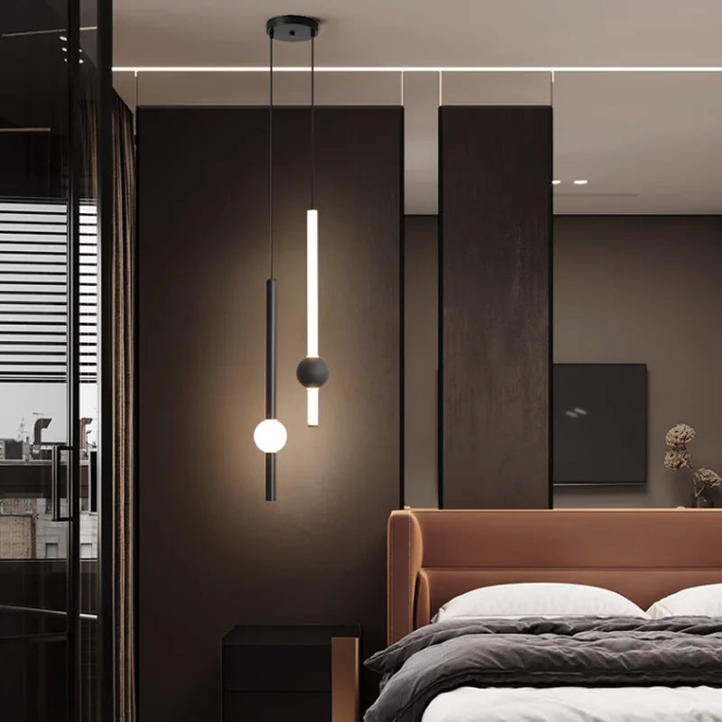 Nordic LED Pendant Lights Indoor Lighting Hanging Lamp for Home Bedside Living Room Decoration Dining Tables Aisle Modern Light
