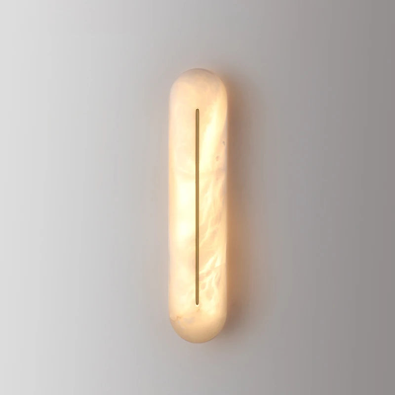 Italian alabaster wall light designer stylish wall lights for Bedroom bedside led reading light Hallway Decorative Lighting