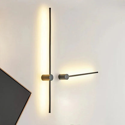 Nordic long wall lights Art Design Minimalist small wall lights Modern up and down lights Living Room Luxury art deco wall light
