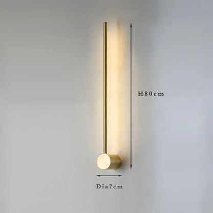 Nordic long wall lights Art Design Minimalist small wall lights Modern up and down lights Living Room Luxury art deco wall light