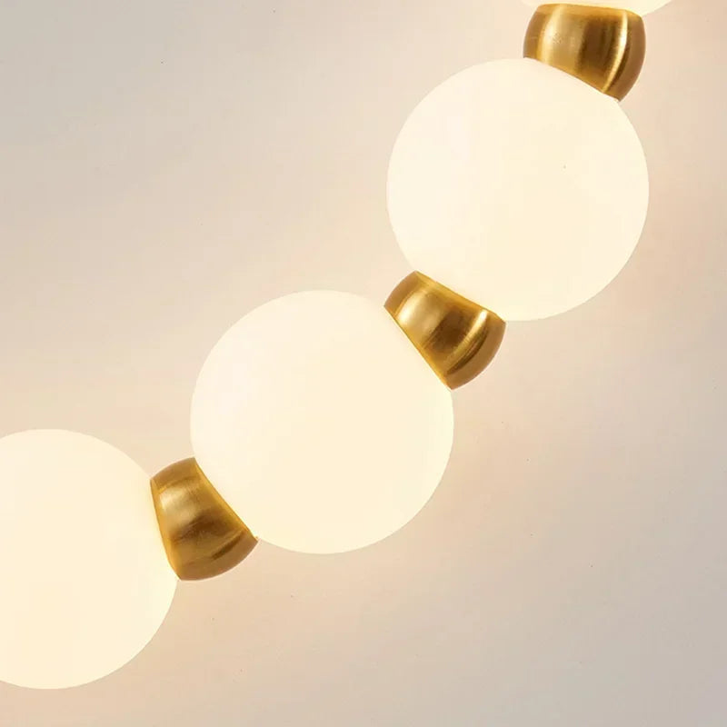 Modern Wall Lamp Creative Necklace lamp Hotel Lobby Background Wall Living Room Bedroom Decoration wall mounted light fixture