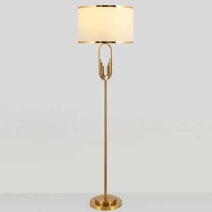 Nordic Metal Light Luxury Floor Lamp Post-Modern Creative Living Room Study Floor Lamp Bedside Lamp Model Room Decorative Lamp