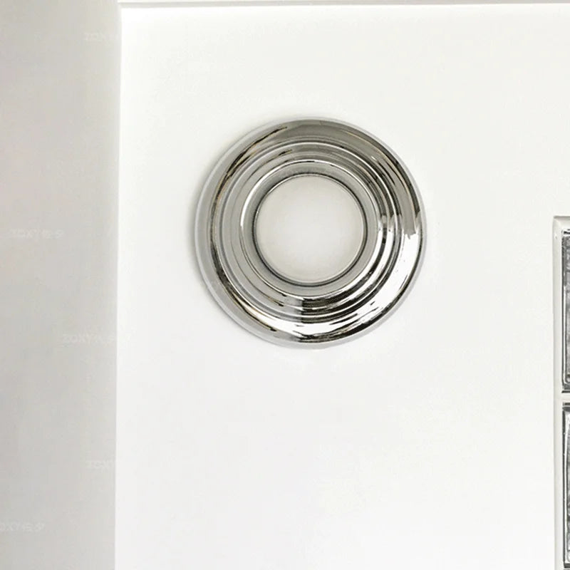 Modern Round wall light designer chrome lamp Minimalist Bedroom Sconce Balcony Hallway Living room Staircase Atmosphere Lights