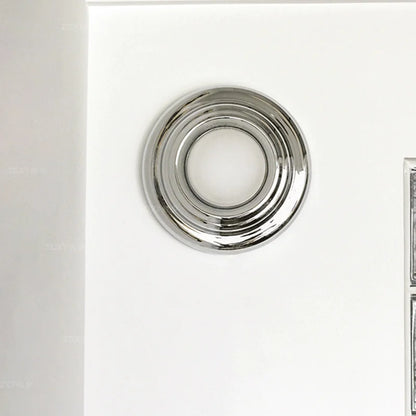 Modern Round wall light designer chrome lamp Minimalist Bedroom Sconce Balcony Hallway Living room Staircase Atmosphere Lights