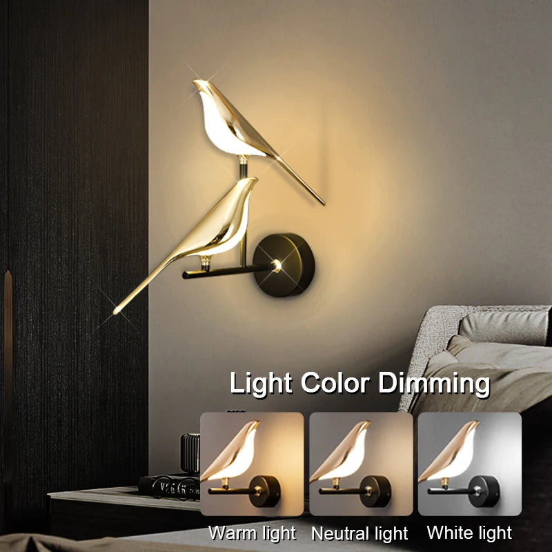 Nordic LED Wall Lamp Indoor Lighting For Home Living Room Bedside Touch Switch Single/Double Headed Wall Lights бра на стену ﻿