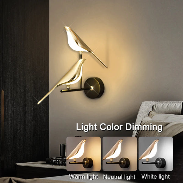Nordic LED Wall Lamp Indoor Lighting For Home Living Room Bedside Touch Switch Single/Double Headed Wall Lights бра на стену ﻿