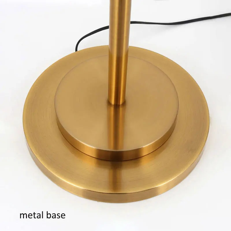Nordic Metal Light Luxury Floor Lamp Post-Modern Creative Living Room Study Floor Lamp Bedside Lamp Model Room Decorative Lamp