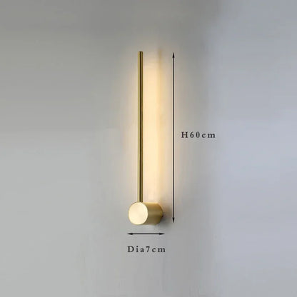 Nordic long wall lights Art Design Minimalist small wall lights Modern up and down lights Living Room Luxury art deco wall light
