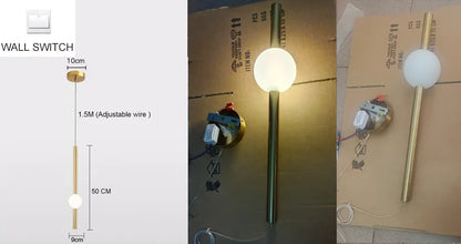 Nordic LED Pendant Lights Indoor Lighting Hanging Lamp for Home Bedside Living Room Decoration Dining Tables Aisle Modern Light