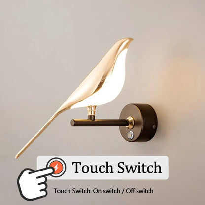 Nordic LED Wall Lamp Indoor Lighting For Home Living Room Bedside Touch Switch Single/Double Headed Wall Lights бра на стену ﻿