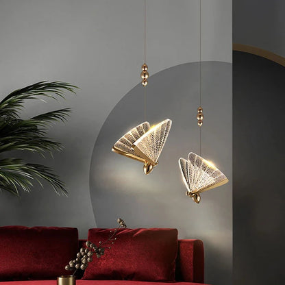 Interior LED Chandelier Lamps Suspended Hanging Lighting Fixtures for Foyer Dinning Room AC85-265V Nordic LED Pendant Lighting