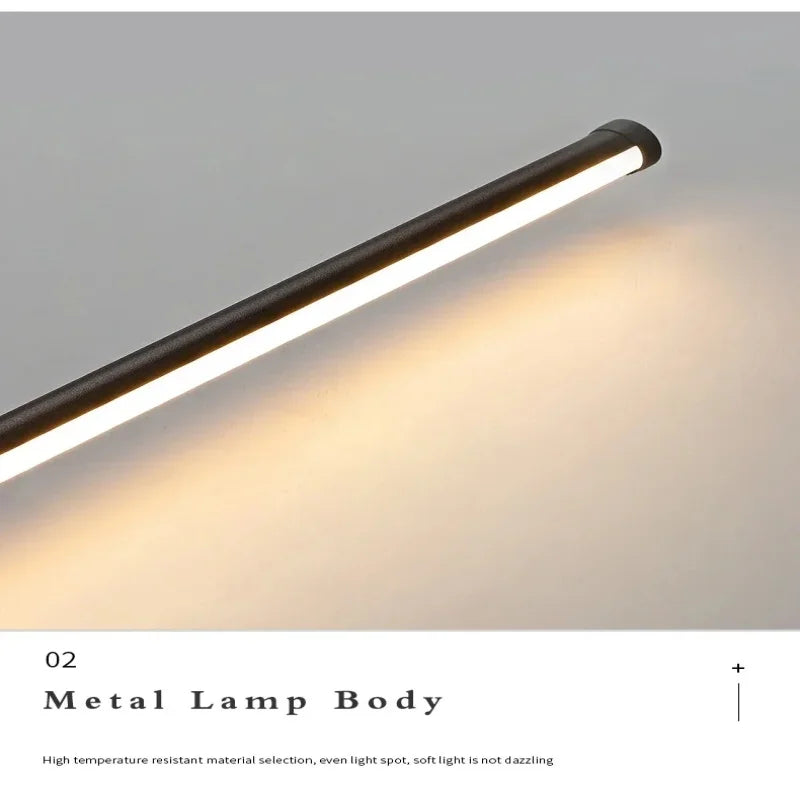 Nordic long wall lights Art Design Minimalist small wall lights Modern up and down lights Living Room Luxury art deco wall light