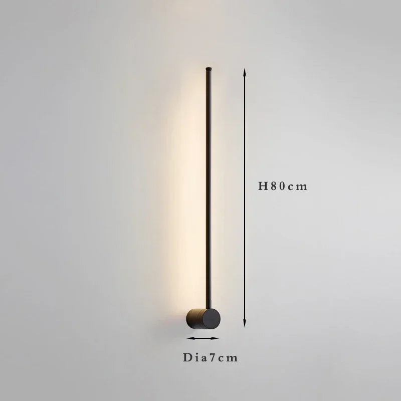 Nordic long wall lights Art Design Minimalist small wall lights Modern up and down lights Living Room Luxury art deco wall light