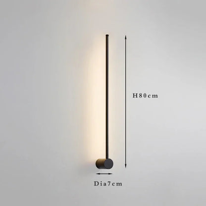 Nordic long wall lights Art Design Minimalist small wall lights Modern up and down lights Living Room Luxury art deco wall light